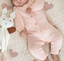 Blush Milan Knit Jumpsuit | 3-6M