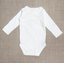 White Peter Pan Collar Onesie | 3-6M