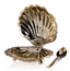 Cap Ferrat Fan Shell Lidded Bowl + Spoon