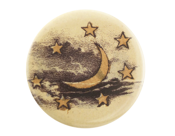 Moon & Stars- Mirror Button