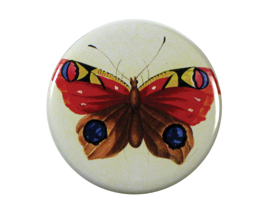 Painted Papillon- Mirror button