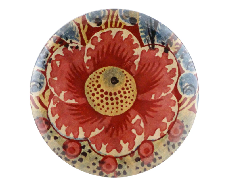 Chintz Detail- Mirror button