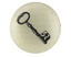 Key 4" Round Plate