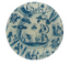 Faience Italo-Nivernais 5 1/4" Round Plate