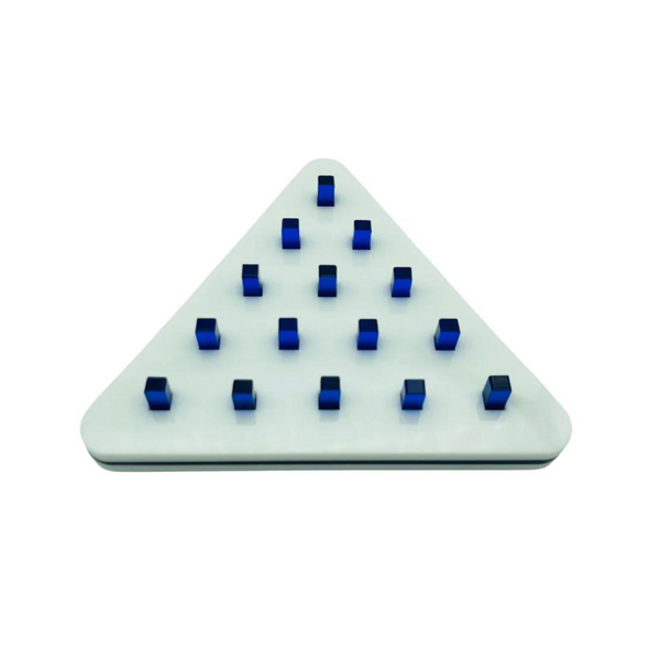 El Triangulo Blue Triangle Peg Game