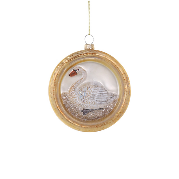 Victorian Swan Curiosity Ornament