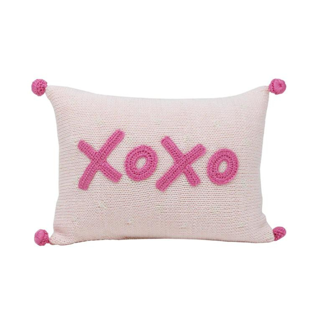 Xoxo Mini Pillow | Pink