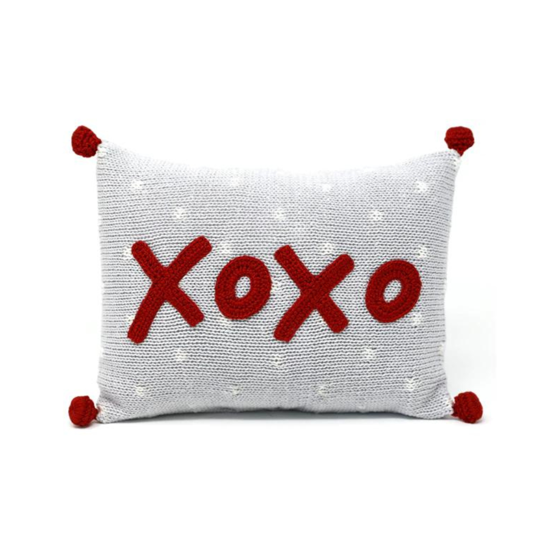 Xoxo Mini Pillow | Red