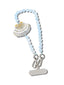 Seashell Bracelet Phone Chain: Blue