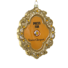 Press for French Champagne Ornament