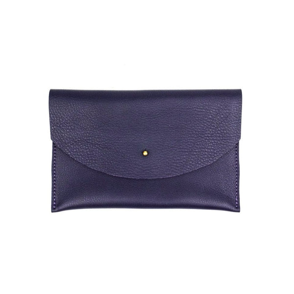 Envelope Pouch - Grape Leather