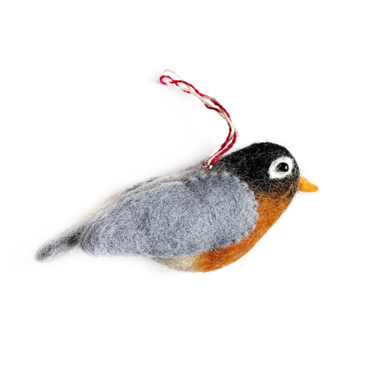Robin Bird Felt Wool Ornament