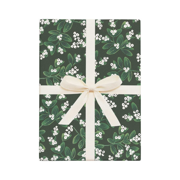 Evergreen Mistletoe Wrapping Sheets