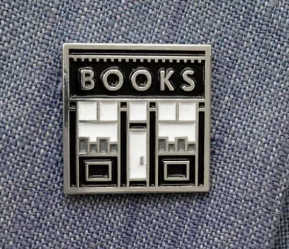 Bookshop Enamel Pin
