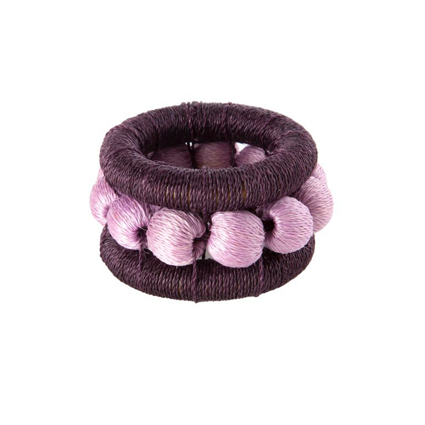 Berry Napkin Ring - Eggplant and Orchid (Individual)