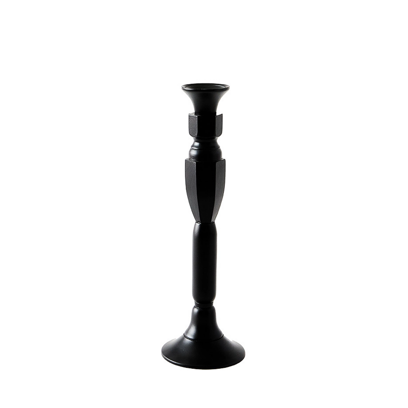 Black Lacquered Candlestick No. 1