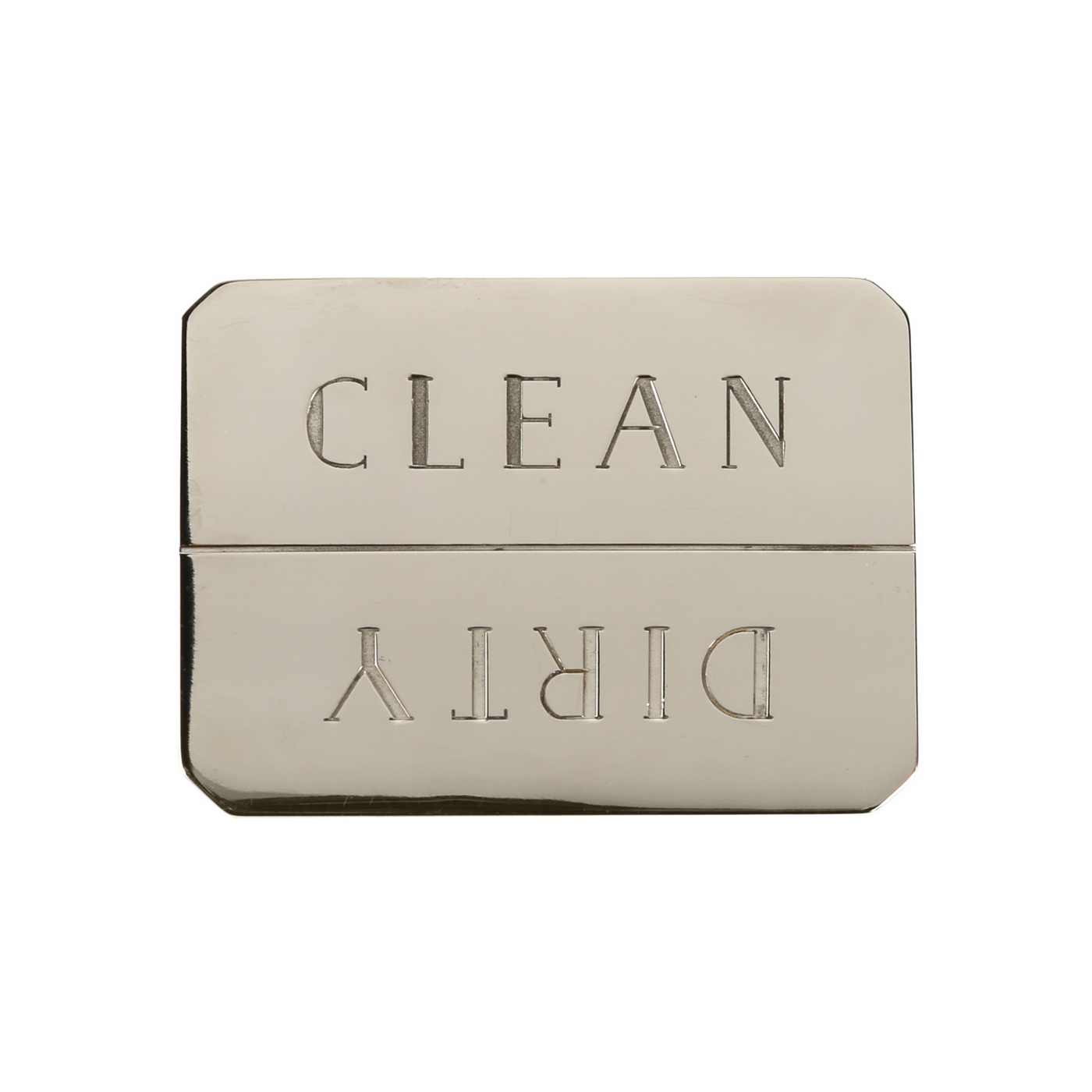 Clean/Dirty Dishwasher Magnet - Nickel