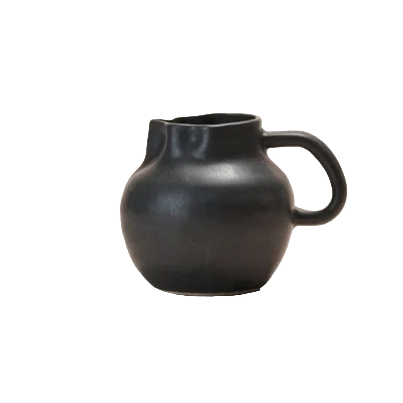 Stoneware Pitcher - Black, Small
