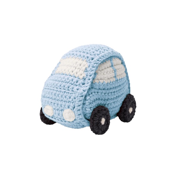 Handmade Toy Car - Pastel Blue