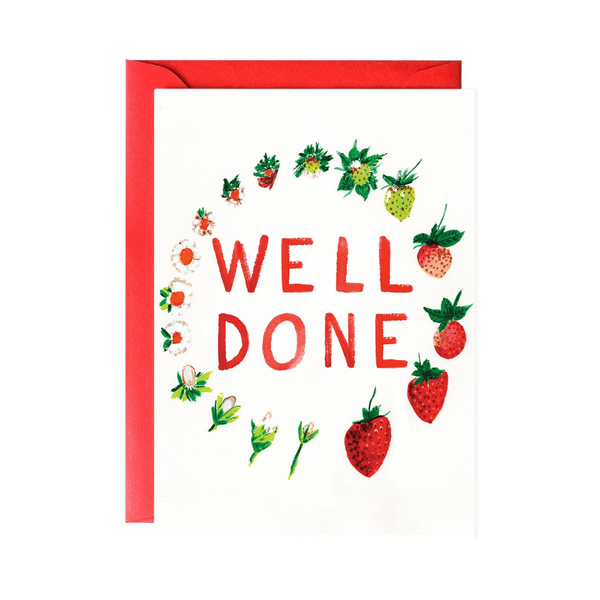 Life of a Strawberry Greeting Card
