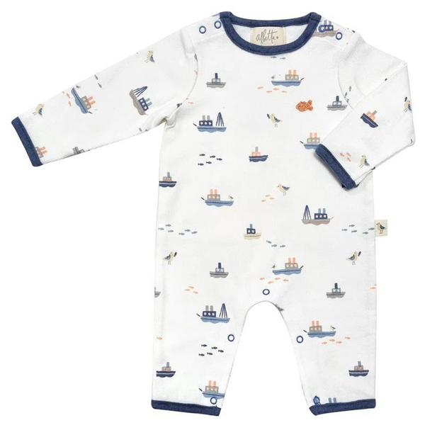 Nautical Print Babygro 0-3 Months