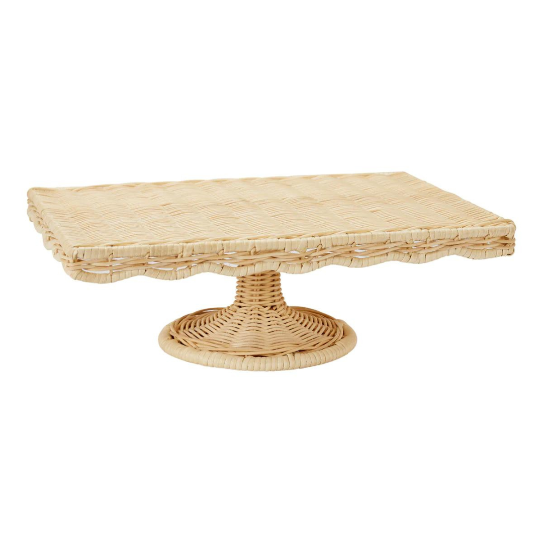 Rattan Serving Stand - Rectangle