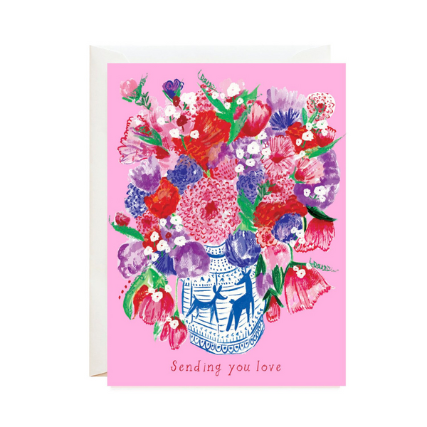 A Sad Bouquet - Sympathy Card