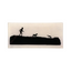 Silhouette Boy Dog Squirrel Tray