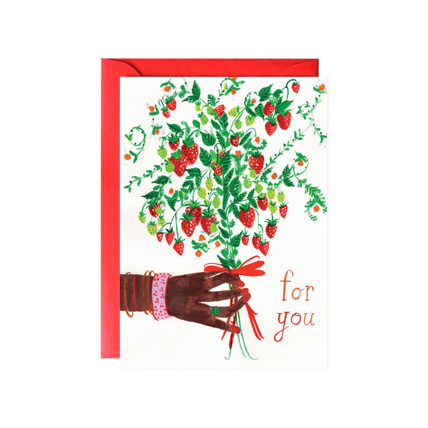 Strawberries for You Card