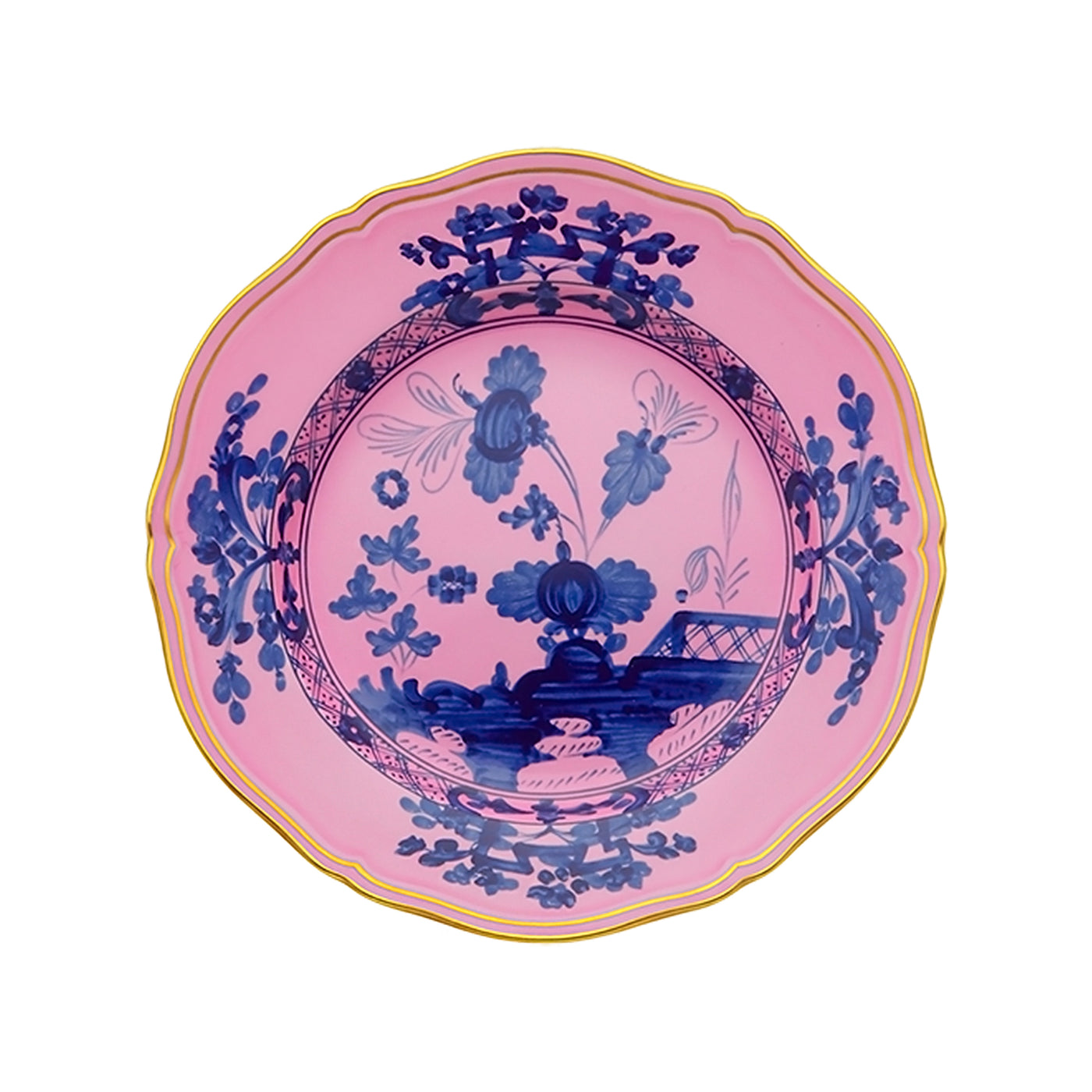 Oriente Italiano Flat Dinner Plate - Azalea