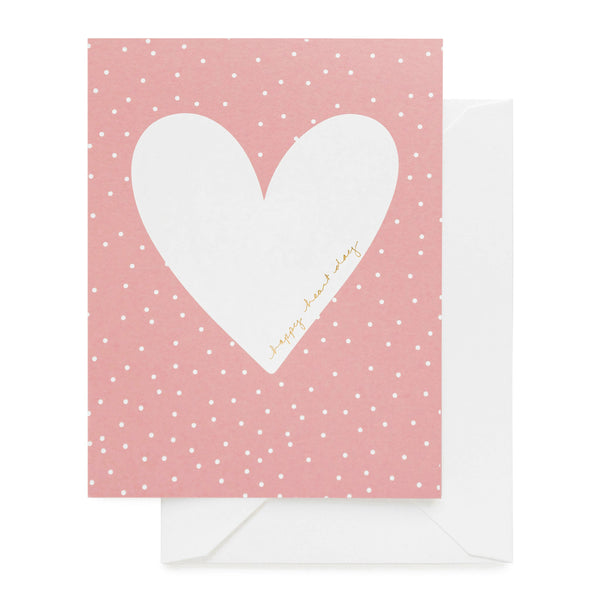 Happy Heart Day Rose Card
