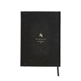 Linen Note to Self Journal - Black
