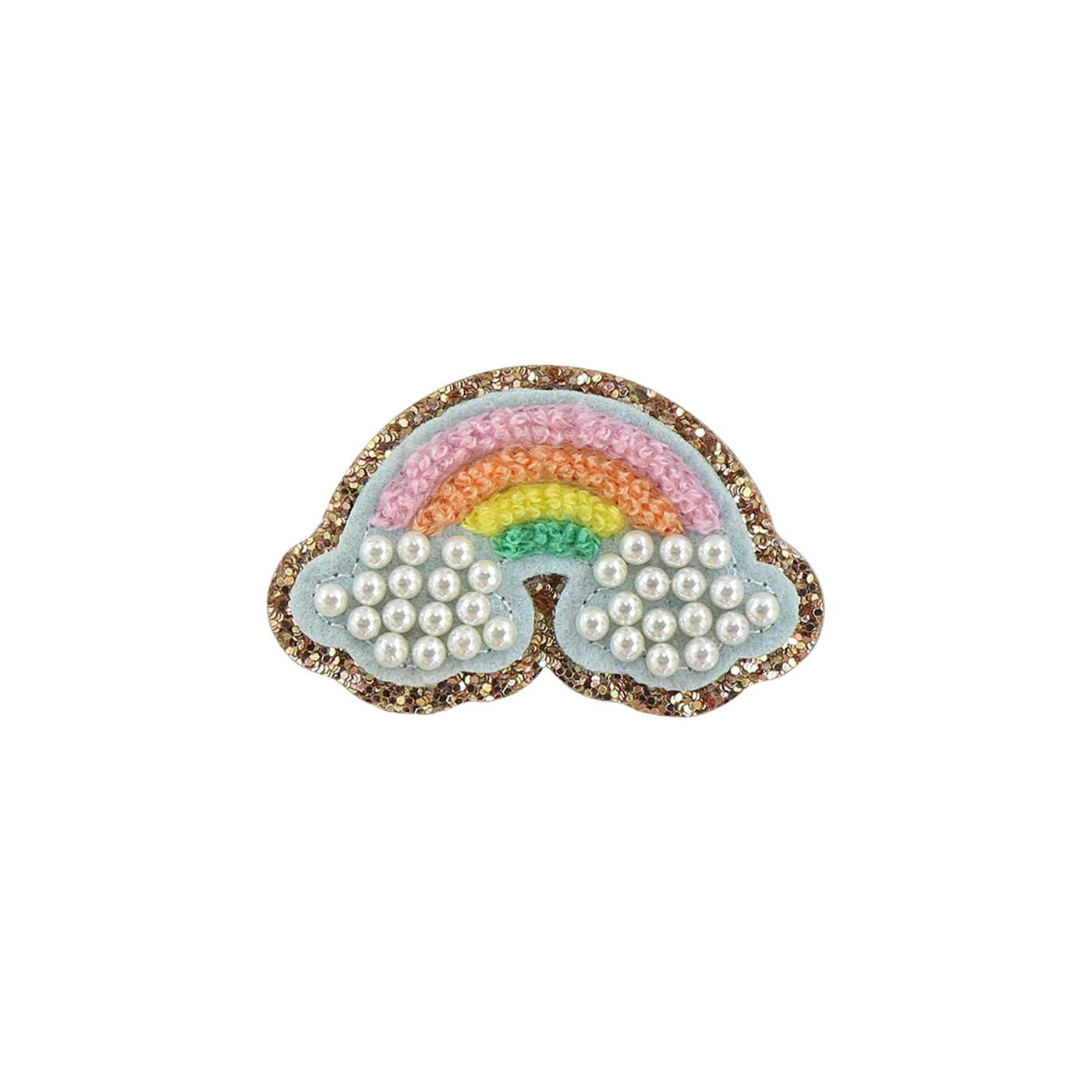 Glitter Pearl Rainbow Patch