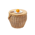 Round Picnic Cooler Basket - Natural