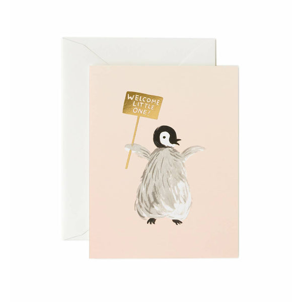 Welcome Penguin Card